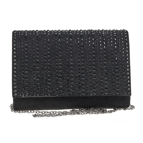 Verde Γυναικείο Τσαντάκι Βραδινό  01-1649 Μαύρο